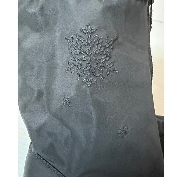 Totes Womens Black Winter Thermolite Waterproof Nicole Snow Winter Boots Sz 8 - Picture 8 of 8